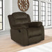 Coaster Rodman Upholstered Glider Recliner Chocolate Default Title