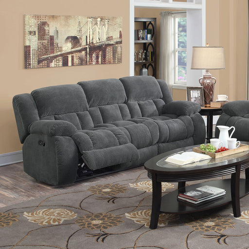 Coaster Weissman Pillow Top Arm Motion Sofa Charcoal Default Title