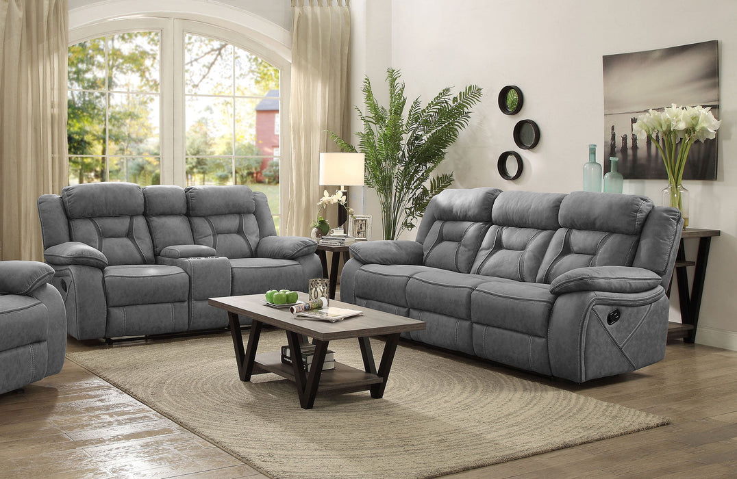 Coaster Higgins Upholstered Tufted Living Room Set Sofa+Loveseat