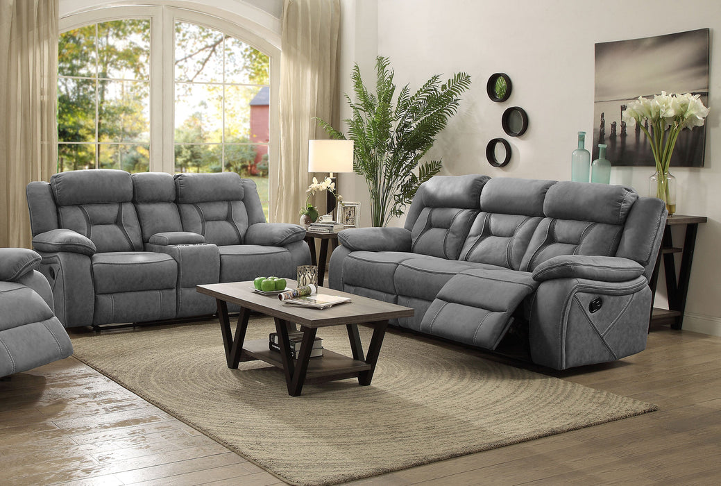 Coaster Higgins Upholstered Tufted Living Room Set Sofa+Loveseat+Armchair