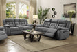 Coaster Higgins Upholstered Tufted Living Room Set Sofa+Loveseat+Armchair