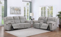 Gilson 2-piece Chenille Upholstered Sofa Set Grey