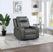 Coaster Raelynn Upholstered Recliner Chair Grey Default Title