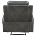 Coaster Raelynn Upholstered Recliner Chair Grey Default Title