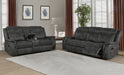 Coaster Lawrence Upholstered Tufted Living Room Set Sofa+Loveseat