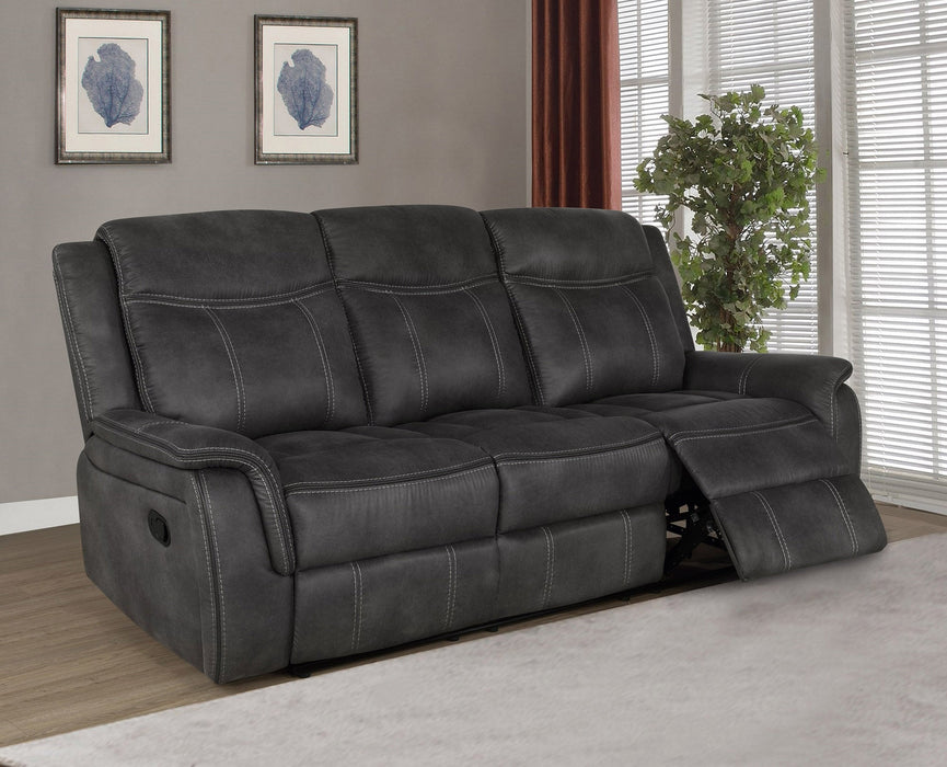 Coaster Lawrence Upholstered Tufted Back Motion Sofa Default Title