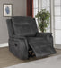 Coaster Lawrence Upholstered Tufted Back Glider Recliner Default Title