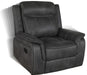 Coaster Lawrence Upholstered Tufted Back Glider Recliner Default Title