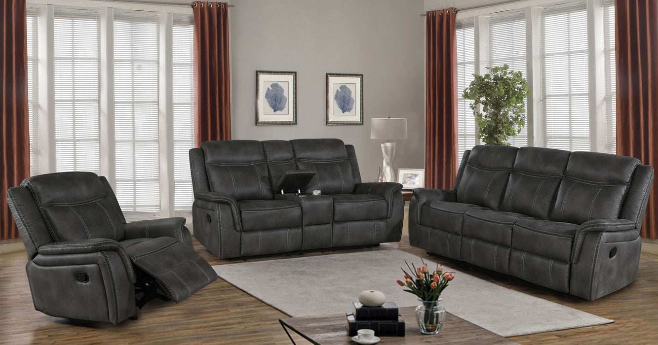 Coaster Lawrence Upholstered Tufted Back Glider Recliner Default Title