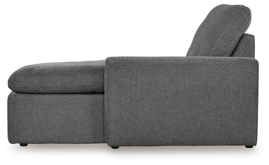 Hartsdale Right Arm Facing Reclining Sectional with Console and Chaise