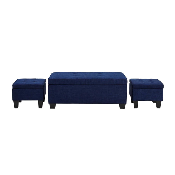 Ethan Storage Bench & Ottoman Set