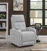 Coaster Howie Tufted Upholstered Power Lift Recliner Grey Default Title