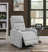 Coaster Howie Tufted Upholstered Power Lift Recliner Grey Default Title