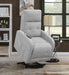 Coaster Howie Tufted Upholstered Power Lift Recliner Grey Default Title