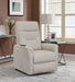 Coaster Henrietta Power Lift Recliner with Storage Pocket Beige Default Title