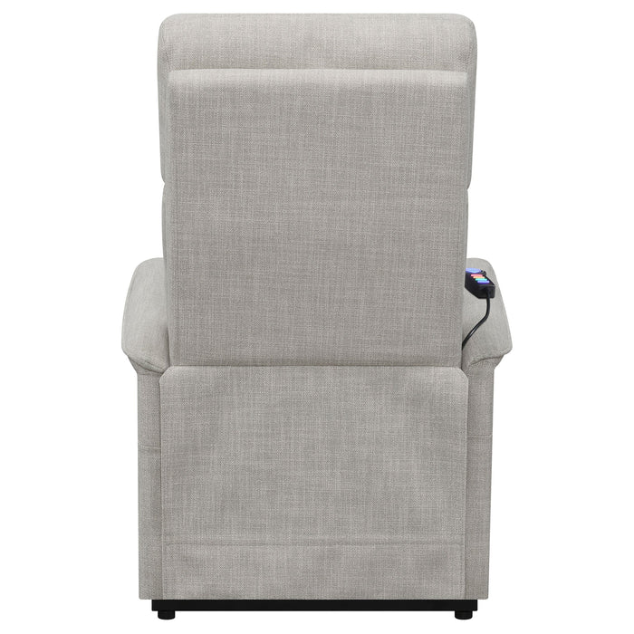 Coaster Herrera Power Lift Recliner with Wired Remote Beige Default Title