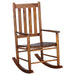 Coaster Annie Slat Back Wooden Rocking Chair White Brown