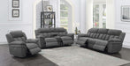 Coaster Bahrain Upholstered Power Sofa Charcoal Default Title