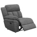 Coaster Bahrain Upholstered Home Theater Seating Charcoal Default Title