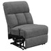 Coaster Bahrain Upholstered Home Theater Seating Charcoal Default Title