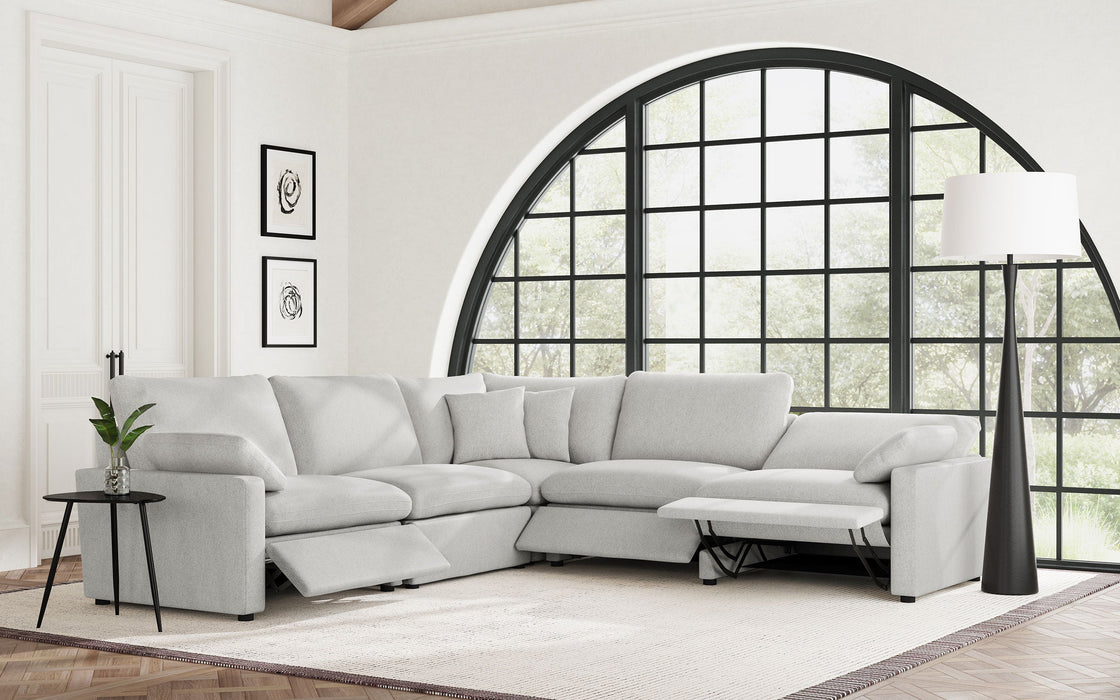 Collins Modular Power Reclining Sectional Sofa Set Grey