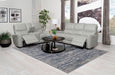 Coaster Greenfield 2-piece Upholstered Power Reclining Sofa Set Ivory Sofa+Loveseat+Armchair