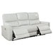 Coaster Greenfield 2-piece Upholstered Power Reclining Sofa Set Ivory Sofa+Loveseat+Armchair