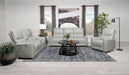 Coaster Greenfield 2-piece Upholstered Power Reclining Sofa Set Ivory Sofa+Loveseat+Armchair