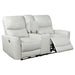 Coaster Greenfield 2-piece Upholstered Power Reclining Sofa Set Ivory Sofa+Loveseat+Armchair