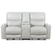 Coaster Greenfield Upholstered Power Reclining Loveseat with Console Ivory Default Title