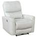 Coaster Greenfield Upholstered Power Recliner Chair Ivory Default Title