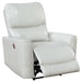 Coaster Greenfield Upholstered Power Recliner Chair Ivory Default Title