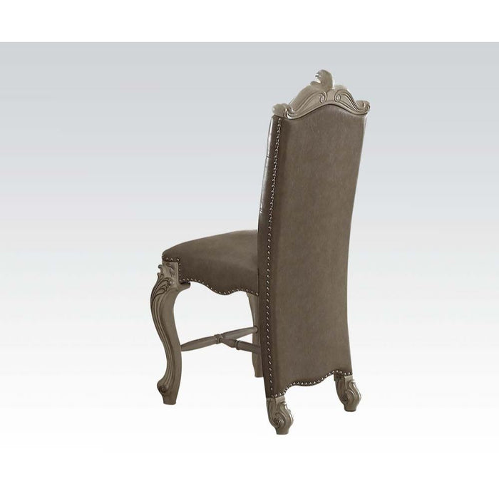 Versailles 49"H Upholstered Counter Height Chair (Set-2)