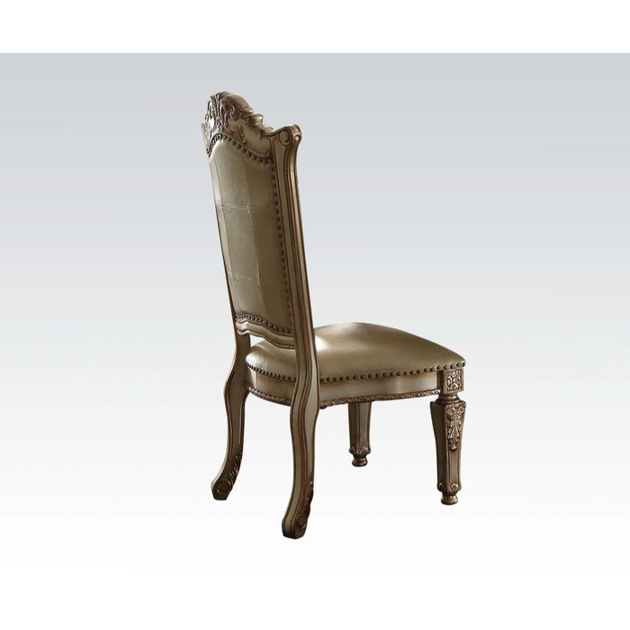 Vendome 48"H Upholstered Side Chair with Button Tufted Backrest (Set-2)