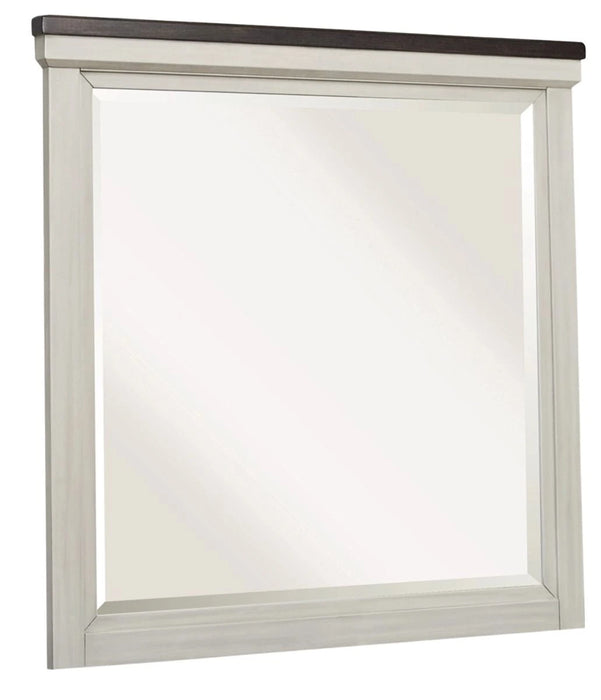 Darborn Bedroom Mirror Color: Gray/Brown