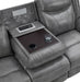 Coaster Conrad Upholstered Motion Sofa Cool Grey Default Title