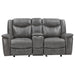 Coaster Conrad Upholstered Motion Loveseat Cool Grey Default Title