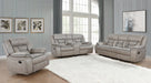 Coaster Greer Upholstered Tufted Living Room Set Sofa+Loveseat+Armchair