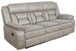 Coaster Greer Upholstered Tufted Living Room Set Sofa+Loveseat+Armchair