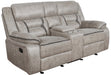 Coaster Greer Upholstered Tufted Living Room Set Sofa+Loveseat+Armchair