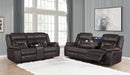 Coaster Greer Upholstered Tufted Living Room Set Sofa+Loveseat+Armchair