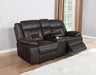 Coaster Greer Upholstered Tufted Living Room Set Sofa+Loveseat+Armchair