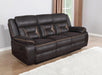 Coaster Greer Upholstered Tufted Living Room Set Sofa+Loveseat+Armchair