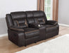 Coaster Greer Upholstered Tufted Living Room Set Sofa+Loveseat+Armchair