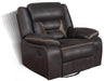 Coaster Greer Upholstered Tufted Back Glider Recliner Default Title