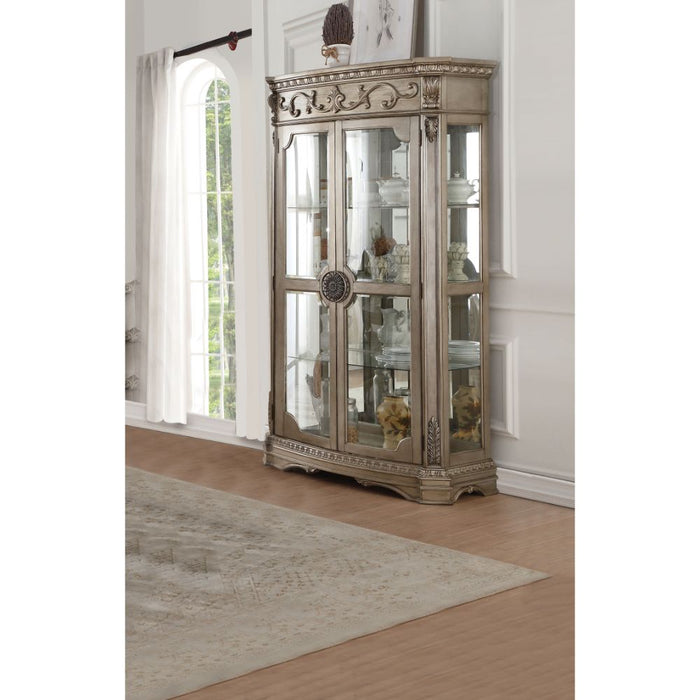 Northville 2 Glass Doors Curio with Touch Light