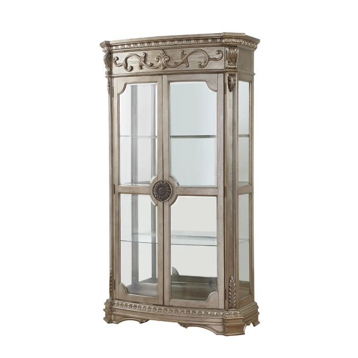 Northville 2 Glass Doors Curio with Touch Light