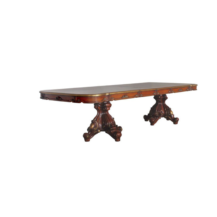 Picardy 120"L Dining Table with Removable Leaf