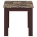 Coaster Rhodes 3-piece Faux Marble Top Occasional Set Brown Default Title