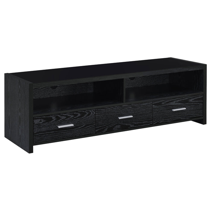 Coaster Alton 62" 3-drawer TV Console Black Oak Default Title